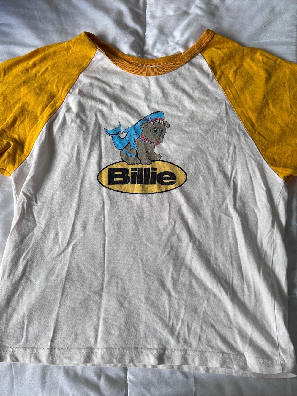 Billie Eilish Shark Raglan Tee